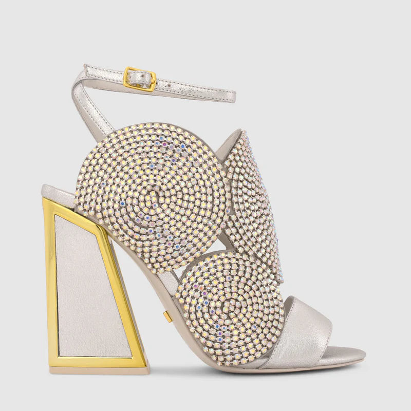 FRIDA SANDALS SILVER AB Kat Maconie Puerto Rico